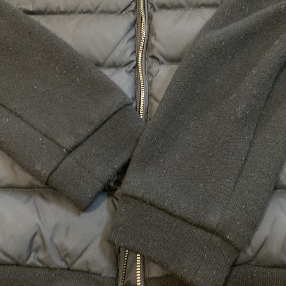 Men's Woolrich Black Puffer and Wool Jacket - Picture 16 of 16